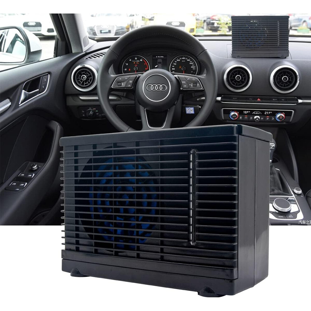 Car Truck Air Cooler For Extreme Environments, Hydrocooling Technology Compact Size Portable 12V Evaporative Water Cooling Air Fan, Quiet Operation 9004841754697