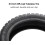 Rodas da scooter de 8,5 polegadas aprimoradas, pneu radial resistente a furos que garante bom desempenho sísmico e estabilidade. 4