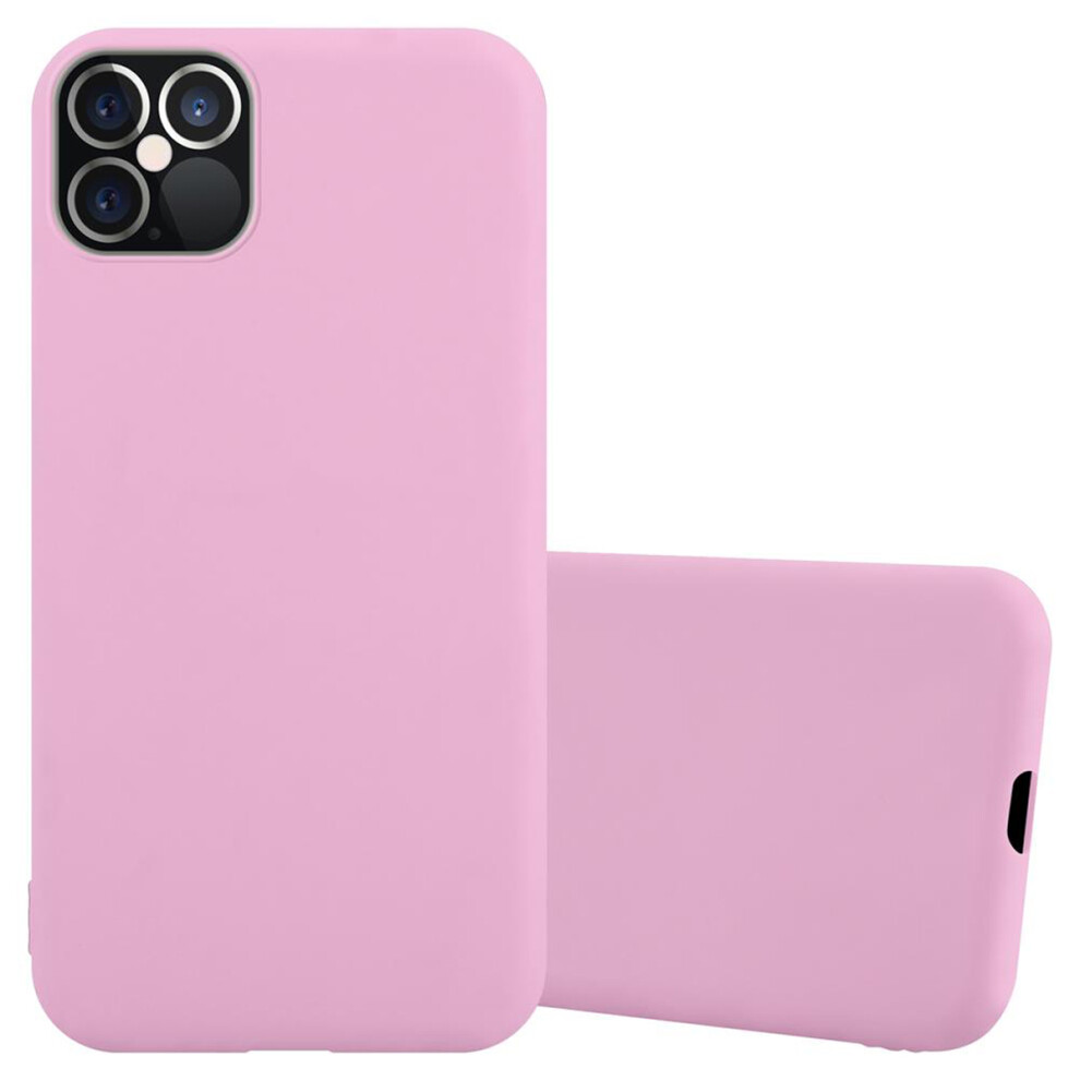 (Candy Rosa, Apple Iphone 12 / Iphone 12 Pro (6,1" Zoll)) Cadorabo Case For Apple Iphone 12 / 12 Pro Cover Protection Tpu Silicone Gel Back Case Pink 4063758182349