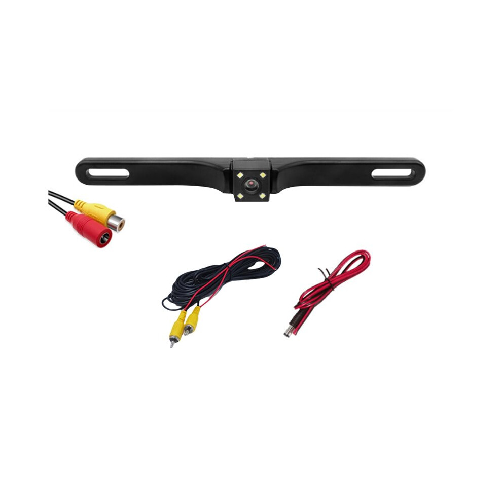 Ccd Cvbs Camera Car Rear View Camera With Ruler License Plate Bracket Camera Car 4Led Reversing Camera B302 6033286021999
