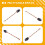 5 Pcs PDC Parking Sensor Plug Connector Wire 4F0973703 for     A1 A3 A4 A6 A7 Q5 Q7 R8 TT 7