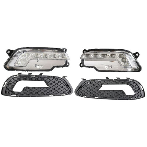 LED Daytime Running Light with Grille Cover Kit for   E Class W212 2010-2013 Accessories