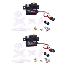 2X SURPASS HOBBY S0017M 17G Metallgetriebe 1,8 Kg Digitales Servo für RC Flugzeugroboter 1/18 LKW Auto Boot