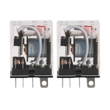 2X JQX-13FL AC 110V Coil DPDT 8-Pin 8P Electromagnetic Power Relay