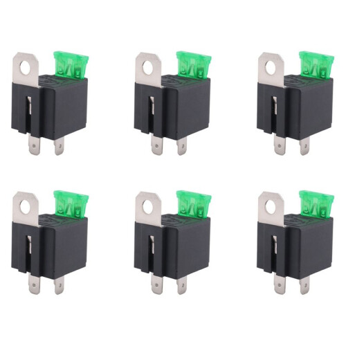 6X 12V 30A 4 Pinos SPST Auto Relé para VeíCulo Normalmente Abridor Interruptor Interruptor