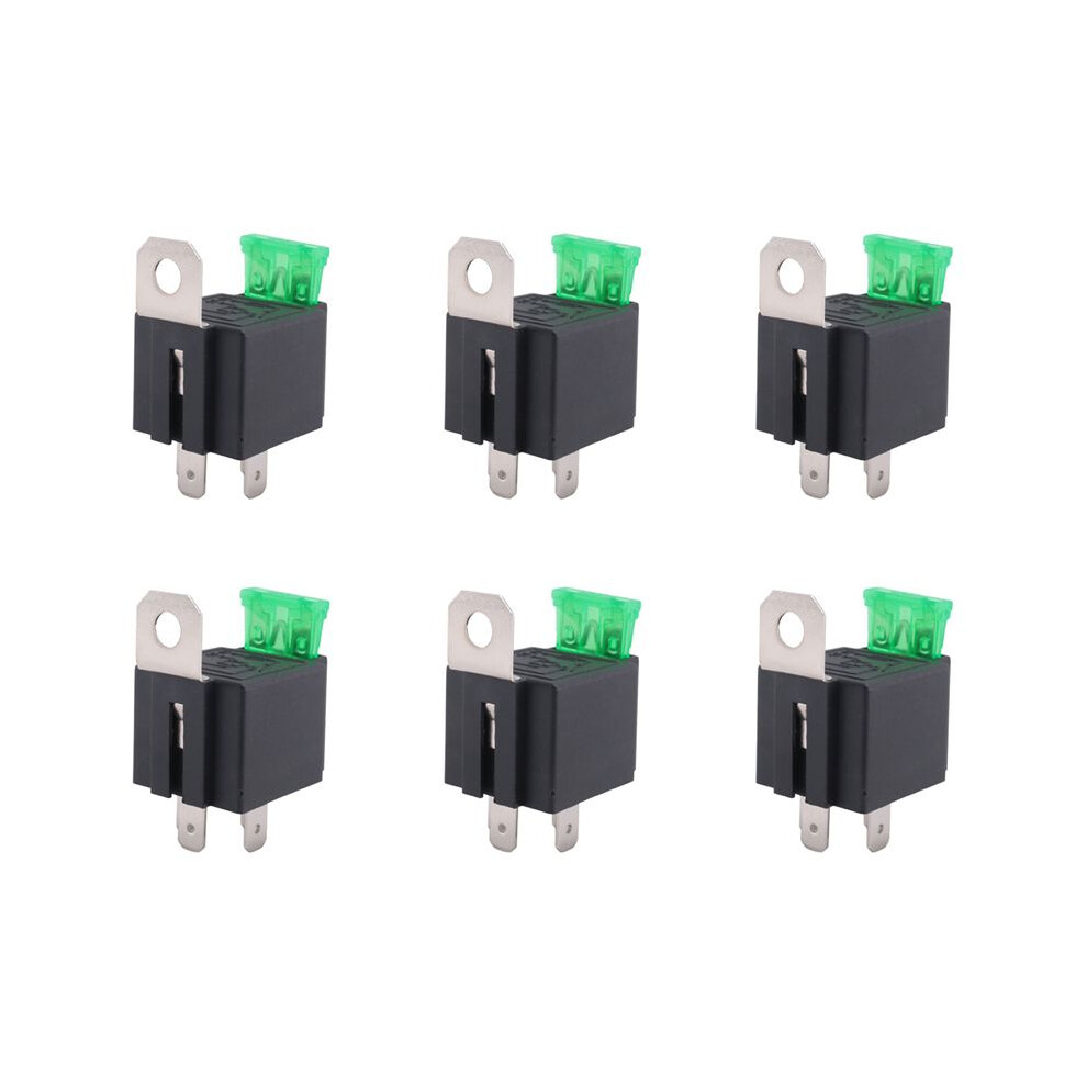 6X 12V 30A 4 Pin Spst Auto Vehicle Relay Normally Opener 4714222127136