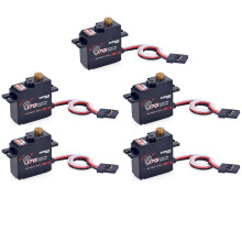 5X SURPASS HOBBY S0017M 17G Engrenage En Métal 1.8KG Servo Numérique pour Robot Avion RC 1/18 Camion Voiture Bateau Conduit Avion