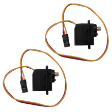2X Servocomando per Cambio Nel Metallo da 3,5 Kg per MN D90 D91 WPL B1 B14 B16 B24 C14 C24 B36