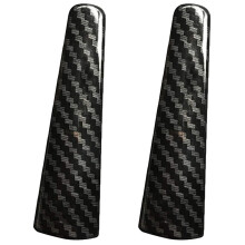 2X Carbon Fiber Color Parking Handbrake Hand Brake Handle Cover Trim for  Focus 2012 2013 2014 2015 2016 2017 2018