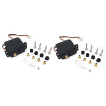 2X Aggiornato FY-S3 SB1513 2.8KG Servo Un 5 Fili con Ingranaggio Nel Metallo per Feiyue Rc