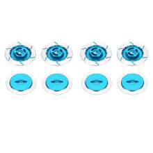 8PCS Aluminum Alloy Brake Disc Wheel Rim Box Metal Hex Adapter 12MM for HSP Fly Fish Buggy Truck 94123 94122 D4 CS,