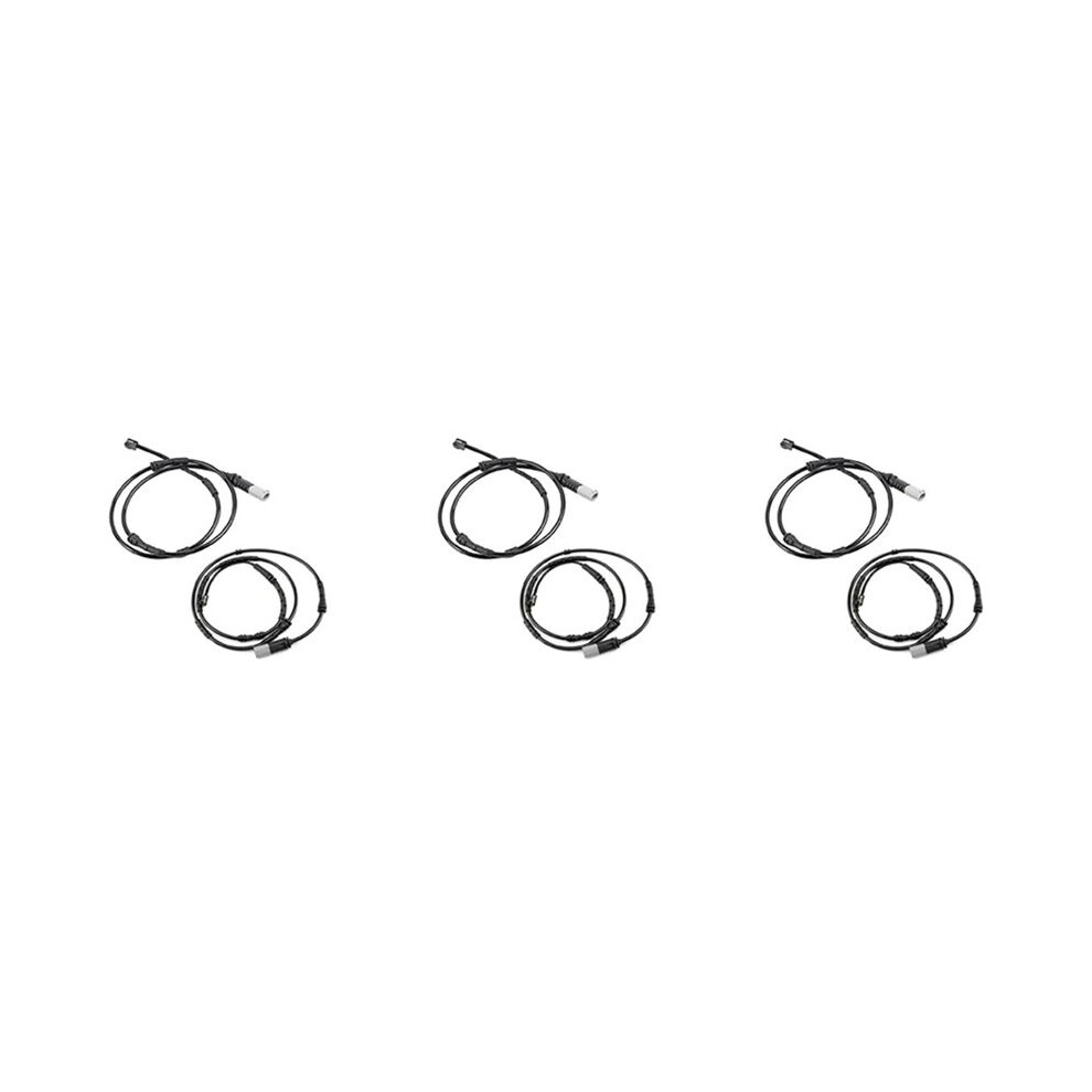 6X Front+ Rear Brake Pad Wear Sensor Set For - X3 F25 X4 F26 Auto Car Accessory Brake Lines 34356790303+34356790304 4713156945045