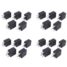 20 Pcs 30A AMP 12V 4Pin Car Auto Relay Kit SPST for Fan Fuel Pump Light Horn