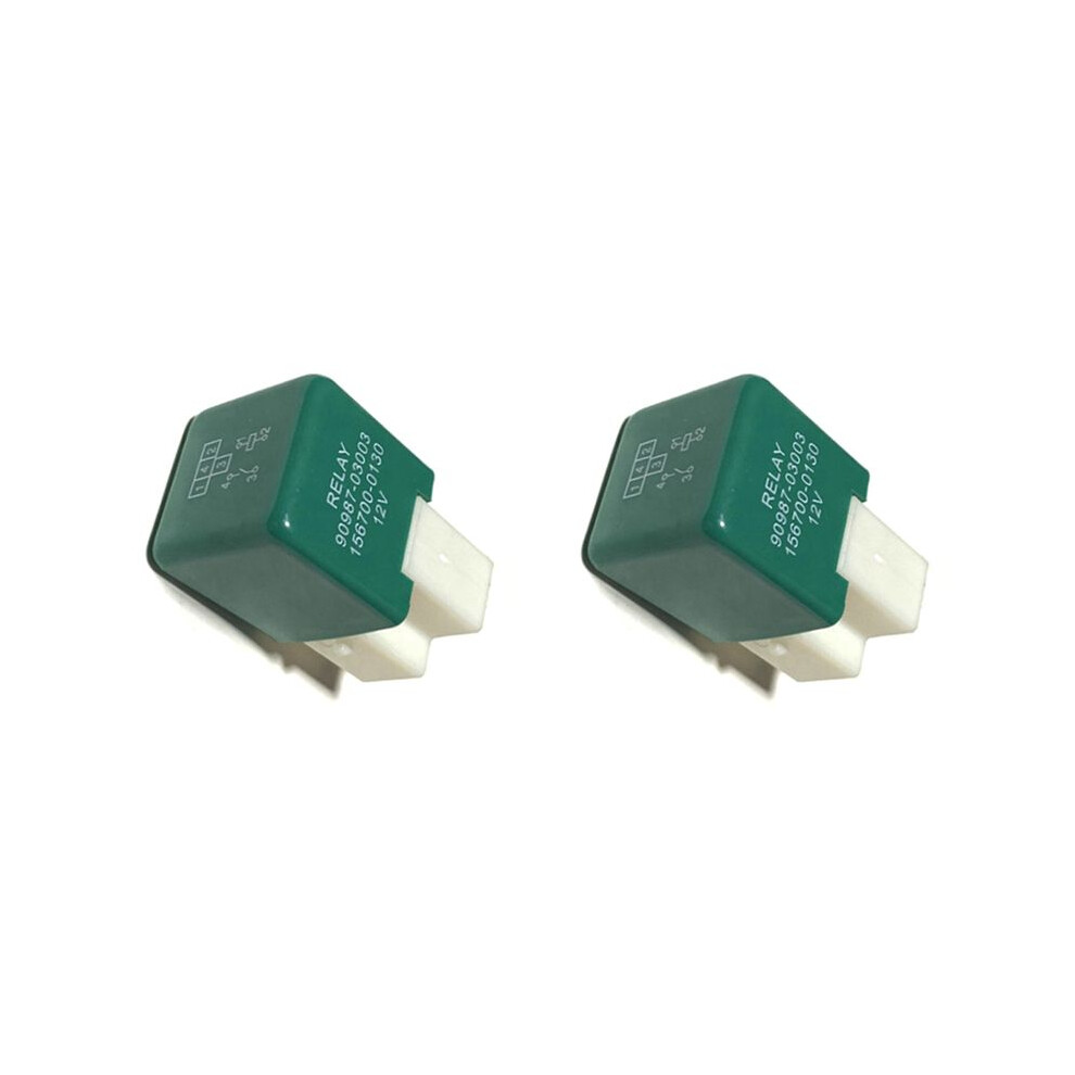 2X Car Fan Relay 90987-03003 156700-0130 For Sequoia Is250 Is350 Green 6033777660041