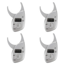 4X LCD Digital Body Fat Caliper Peau Epaisseur Du Pli de la Sante Poids Fitness Sexe