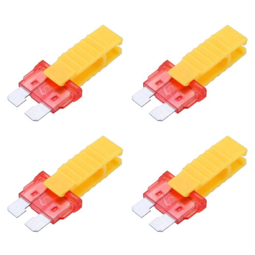 4X Car Automobile Fuse Puller Extraction Tools for Car Fuse (Yellow) 1