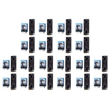 20X 12V  Coil Power Relay DPDT LY2NJ HH62P-L JQX-13F 10A with PTF08A Socket Base