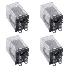4X  12V Coil 10A 240VAC 28VDC DPDT Electromagnetic Relay JQX-13F2Z