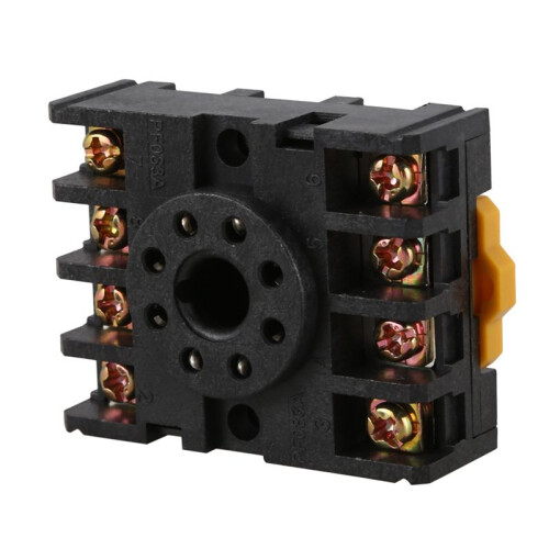 3X MK2P-I Clear Shell DPDT AC220V Coil Power Relay Socket Base 1