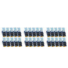 30Pc MY4NJ 14PIN 4DPDT Electronic  Electromagnetic Relay 5A Coil with PYF14A Socket Base AC 220V