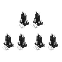 6Pcs 4 Terminal 12V 500A Car Start Relay Dual Battery Isolator Automobile Start Solenoid Relay Car /Off Power
