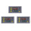 3X Digital  Delay Relay LED Display Cycle Timer Control  Adjustable Timing Relay  Delay  AC110-220V 1
