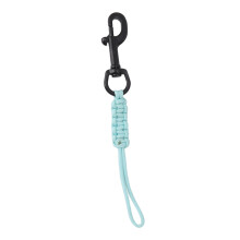 Lysande design, handvävd lanyard för dykutrustning, anti-loss rem med snabbspänne i rostfritt stål, 360 graders rotation, dyksäkerhet
