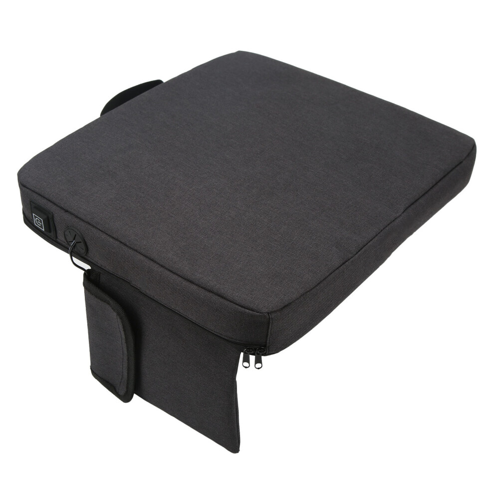 Heated Seat Cushion With Back Support, Memory Foam Heated Camping Seats Usb Interface Three Temperature Settings Portable Foldable Heat Seat Cover For 9463374082330