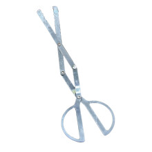 High-Quality Stainless Steel Gear, Portable Outdoor Fireplace Tools With Foldable Design, Non Slip Clamp Head For Safe And Efficient Wood Handling