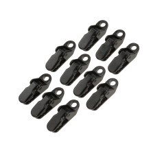 Clip per teloni resistenti, confezione multipla di strumenti di fissaggio per esterni per tende da campeggio, moschettoni a coccodrillo antivento,