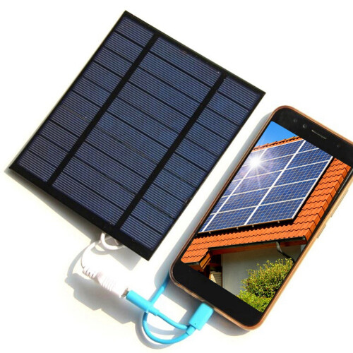 Lightweight Solar Panel For Outdoor Adventures High Efficiency Conversion With 5V Output Compatible With USB Devices 1
