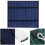 Lightweight Solar Panel For Outdoor Adventures High Efficiency Conversion With 5V Output Compatible With USB Devices 6