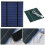 Lightweight Solar Panel For Outdoor Adventures High Efficiency Conversion With 5V Output Compatible With USB Devices 3
