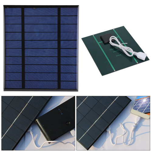 Lightweight Solar Panel For Outdoor Adventures High Efficiency Conversion With 5V Output Compatible With USB Devices 2