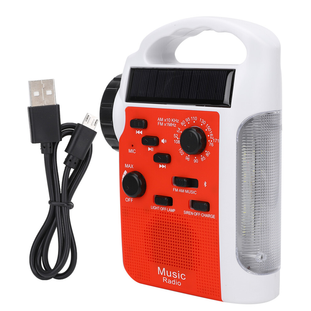 Self Powered Emergency Radio, Innovative Solar Crank Radio With Ergonomic Design For Unmatched Grip, Your Ultimate Companion In Crisis And Adventure 9463374598831