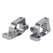 Set mozzo asse anteriore C per auto crawler RC 1/14, parte di aggiornamento staffa ruota anteriore di precisione in alluminio lavorato a CNC,