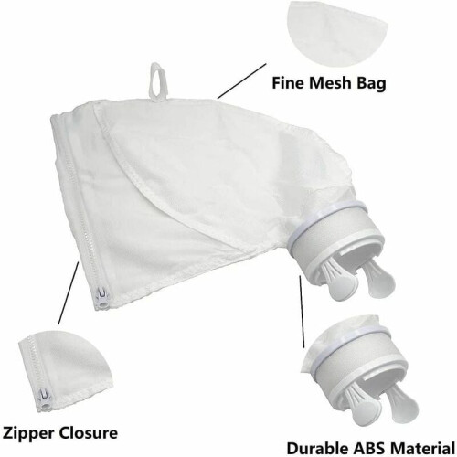 Efficient Pool Cleaning Bag, Versatile Pool Sizes, Compatible with Polaris 280 480 Robotic Cleaners, 2 Pack 1