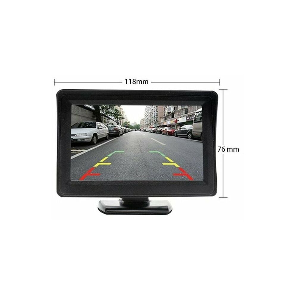 Backup Camera System, Advanced Technique 12 Led Night Vision For Reverse Parking, Easy Install Hd Monitor With Grid Lines For Cars Under 23Ft 9169997202765