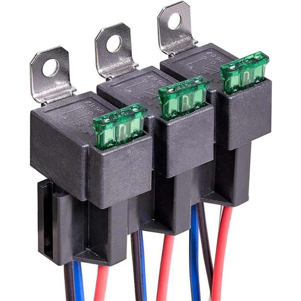 Neat Mounting Design And High Switching Capability Define Our Bosch Style Universal Car Vehicle Motor Fuse Relay Switch Harness 9340258692185