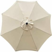Elegante ombrellone da giardino, struttura robusta, acciaio inossidabile 3M, inclinazione regolabile, ideale per tavoli da esterno, colore beige,