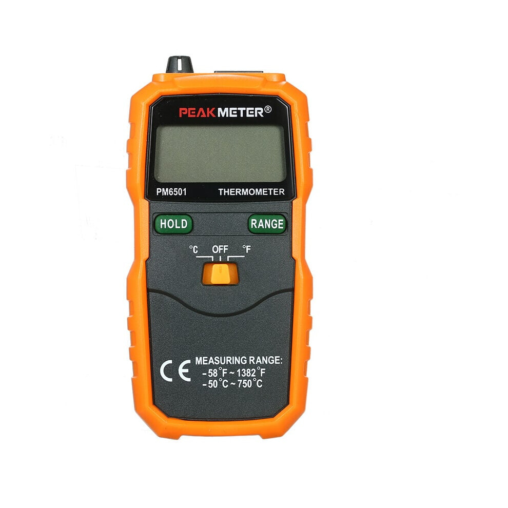 Advanced Thermometer For Agricultural Use, Incorporating An Lcd Display And K-Type Thermocouple Probe To Deliver High-Precision Temperature Readings,