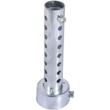Ciúineoir Sceite Gluaisrothair Uilíoch, Ciúineoir Inbhainte, Muffler Inchoigeartaithe le haghaidh Píopa Eireaball 45mm Airgead, Feabhsaíonn sé