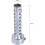 DB Killer for Motorcycles, Universal Compatibility Quick Easy Setup Adjustable Muffler High-hardness Iron Construction for Tailpipe 45mm Silver 4