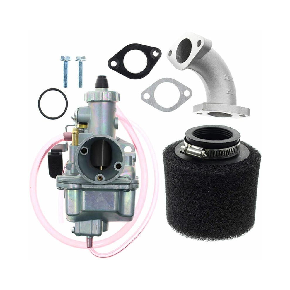 Ruioui High Performance Carburetor, Increased Power And Reliability For Mikuni Pit Dirt Bike Models, Bolt On Upgrade Ensuring Smooth Operation Silver 9004841597713