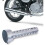 DB Killer for Motorcycles, Universal Compatibility Quick Easy Setup Adjustable Muffler High-hardness Iron Construction for Tailpipe 45mm Silver 3
