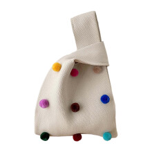 2023 Nieuwe handtas Candy Color Ball Design Schoudertas-Beige