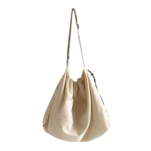 Modische, lässige Kordelzug-Taschen, Einkaufstasche,-Beige