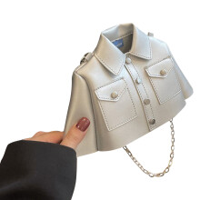 Freizeit Casual Tasche Umhängetasche Mädchen Frauen-Silber