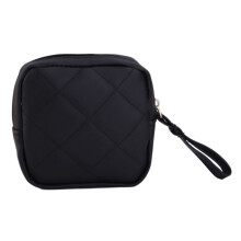 Women Sanitary Pad Pouch for Girls Cosmetic Bags Makeup-Black