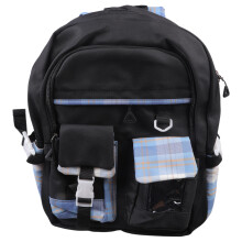 Sac à dos de grande capacité, sac de voyage pour ordinateur-Noir